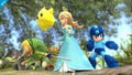 Alongside Toon Link and Mega Man on Garden of Hope.
