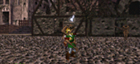 A ReDead attacks Link in Ocarina of Time.