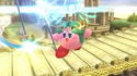 Kirby using Autoreticle on Palutena's Temple.