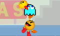 Inky in Pac-Man's up smash.