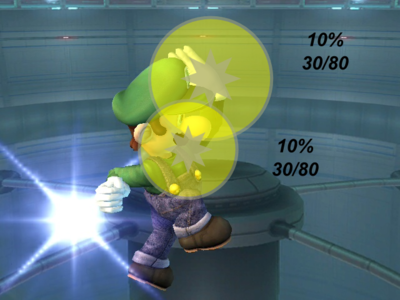 Luigi (SSBB)/Hitboxes - SmashWiki, The Super Smash Bros. Wiki