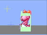 Mushroom Kingdom II's Birdo showing terrain.