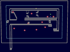 Jigglypuff's Target Test showing terrain.