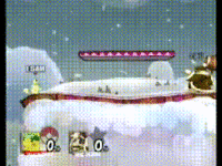 An example of Pikachu using Thunder offstage near the edge repeatedly as an edgeguarding technique.