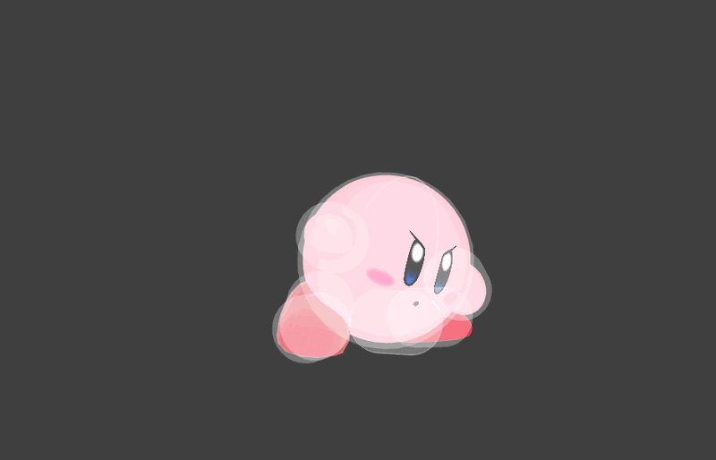 File:KirbyCopyIvysaurBulletSeedStartupGroundedSSBU.gif