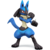 Lucario as it appears in Super Smash Bros. 4.