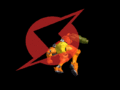 Samus' first victory pose in Melee