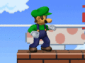Luigi's taunt.