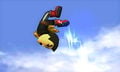 Feint Jump's jump in Super Smash Bros. for Nintendo 3DS.