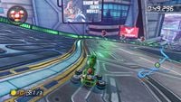 "Show me your moves!" in Mario Kart 8's Mute City.