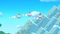 Lakitu, Hammer Bro and Koopa Troopa riding Lakitu Clouds in the New Super Mario Bros. U style in Ultimate.