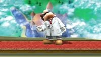 Dr. Mario's second idle pose in Super Smash Bros. for Wii U.