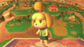 Isabelle's first idle pose.