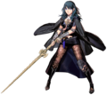 Female Byleth with the Sword of the Creator.