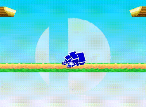 Pikachu Back Getup Roll Front Hurtbox Smash 64.gif