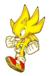 Brawl Sticker Super Sonic (Sonic The Hedgehog 2).png