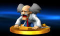 Dr. Wily's 3DS version Trophy from a pic of the day.