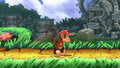 Diddy Kong's up taunt.