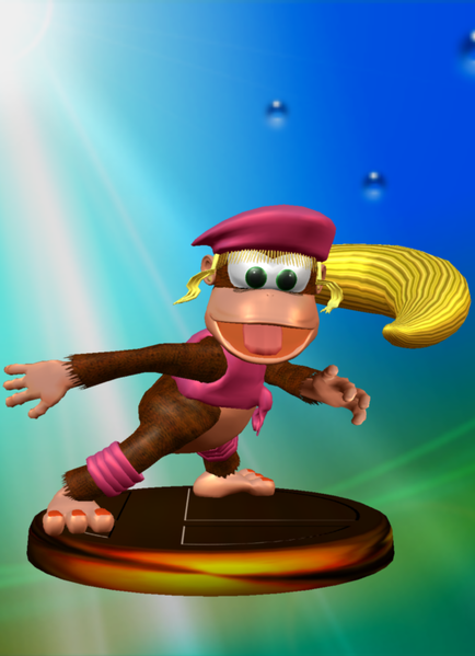 File:Dixie Kong Trophy Melee.png