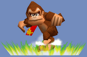 Spinning Kong in Super Smash Bros..