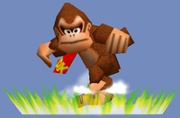 Spinning Kong in Super Smash Bros..