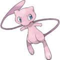 Mew's official artwork from Pokémon FireRed and LeafGreen.