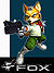 Fox McCloud in Super Smash Bros. Melee.