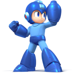 Mega Man as he appears in Super Smash Bros. 4.