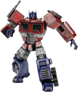 A picture of G1 Optimus Prime from Transformers: Fall of Cybertron.