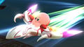 Kirby riding the Dragoon in Super Smash Bros. for Wii U.