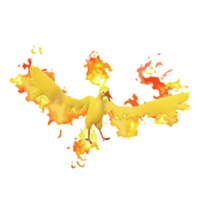 Artwork of Moltres from the SSBU website.
