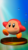 Waddle Dee trophy from Super Smash Bros. Melee.
