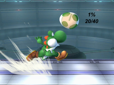 Yoshi (SSBB)/Hitboxes - SmashWiki, The Super Smash Bros. Wiki