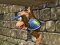 Diddy Kong wall clinging in Brawl.