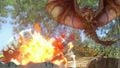 Rathalos attacking Lucas on Garden of Hope.