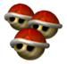 Brawl Sticker Triple Red Shells (Mario Kart DD!!).png