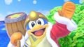 King Dedede taunting on Green Greens.