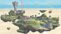 An overview of Skyloft in Super Smash Bros. for Wii U.