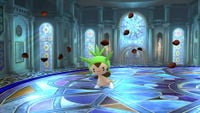 A picture of Chespin in Super Smash Bros. for Wii U.