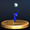 Blue Pikmin trophy from Super Smash Bros. Brawl.