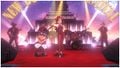 The New Donk City Festival in Super Mario Odyssey with Mario, Cappy, the band, and Pauline.