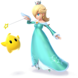 Rosalina as she appears in Super Smash Bros. 4, from the character page.