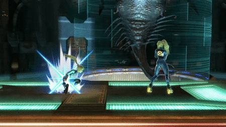 Zero Suit Samus Down B SSBU.gif