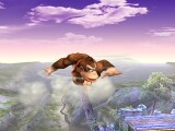 DK recovering with the move in Brawl.