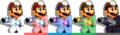 Dr. Mario's costumes in Melee.