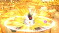 The explosion in Super Smash Bros. for Wii U.
