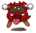 Brawl Sticker Red Virus (Nintendo Puzzle Collection).png