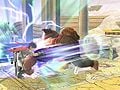 Donkey Kong using the Giant Punch on Ike in Brawl.