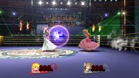 Peach and Zelda taking part in Sudden Death at the Boxing Ring.