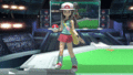Female Pokémon Trainer's first idle pose.